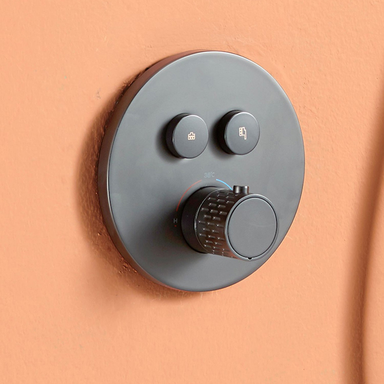 نظام دش مخفي مع صنبور استحمام  - مراجعة Concealed Thermostatic Shower System Set وسعره
