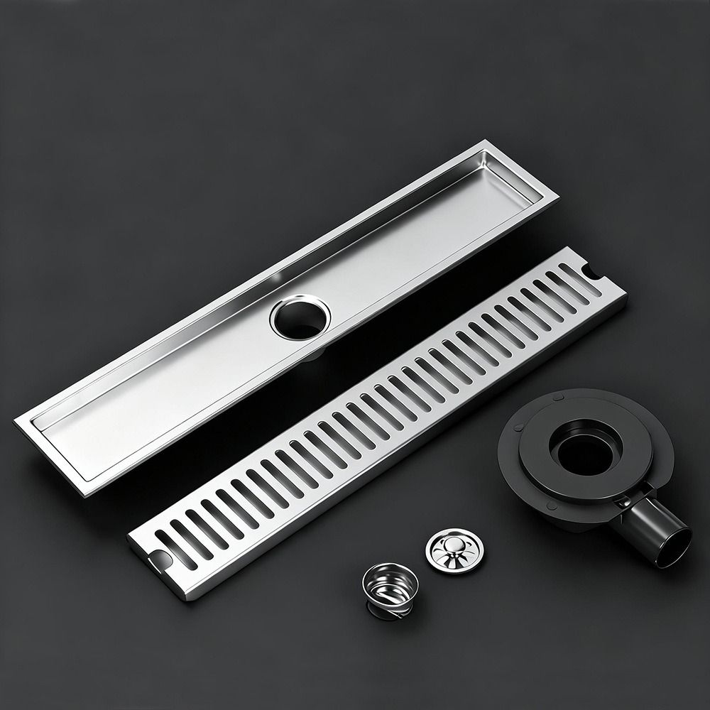 مصرف دش خطي 20/30/40/50 سم مع  - مراجعة Linear Shower Drain Stainless 304 Tile In وسعره