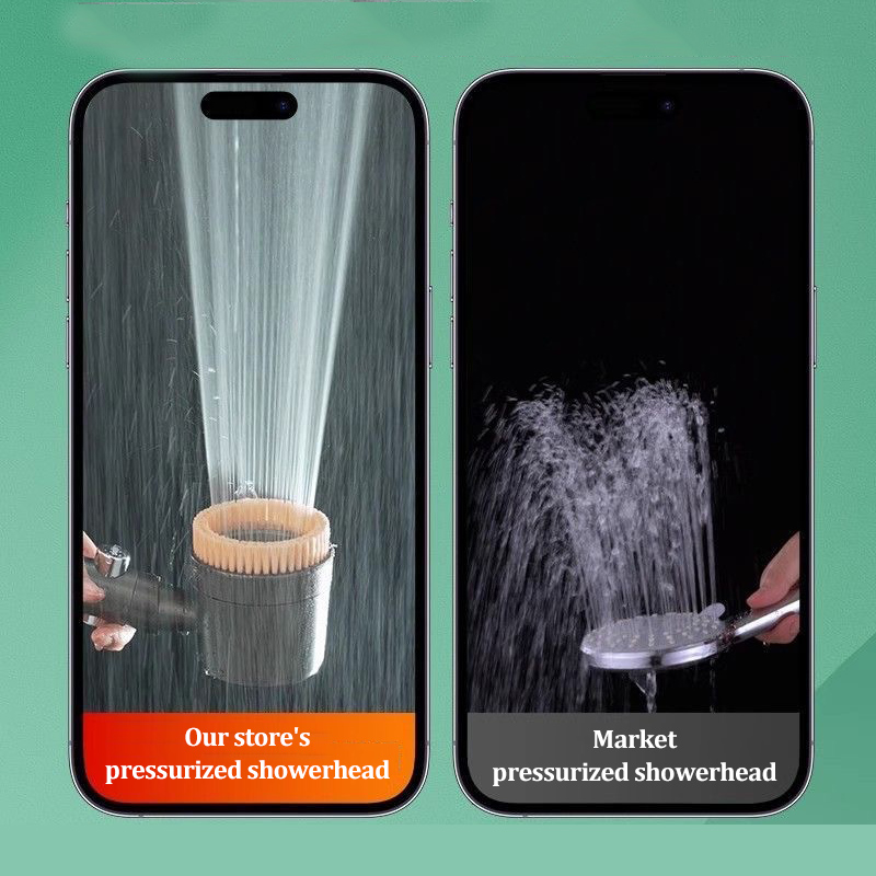 رأس دش محمول قابل للتعديل بـ 5 - مراجعة Handheld Shower Head High Pressure Filter وسعره