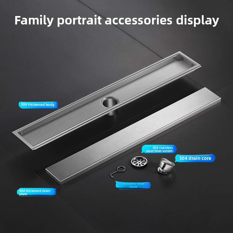 مصرف أرضي خطي طويل غير مرئي من - مراجعة Linear Shower Drain Stainless 304 Tile In وسعره