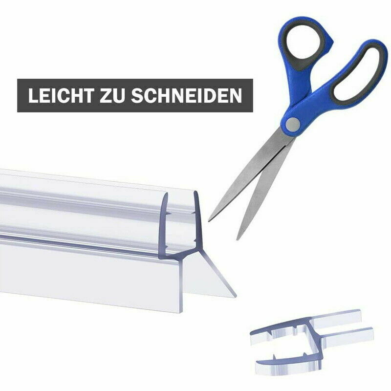 شريط إحكام جديد لأسفل باب الدش - مراجعة Shower Door Bottom Seal Strip Sweep وسعره