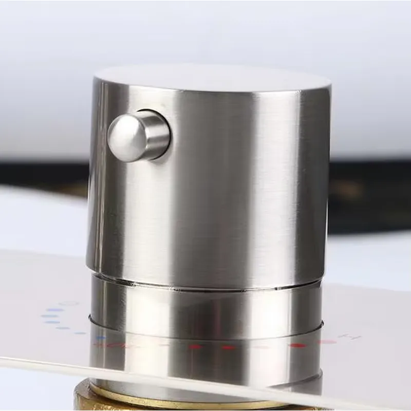 صمام دش حراري نحاسي ثلاثي الات - مراجعة Thermostatic Shower Faucet Valve 3 Way وسعره