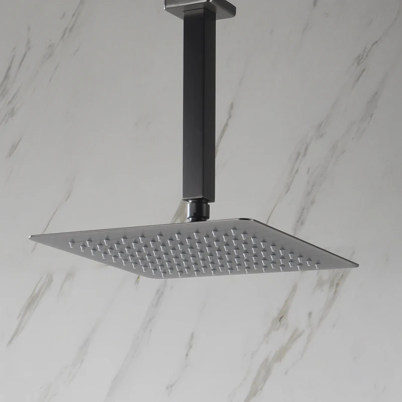 رأس دش مطري من الفولاذ المقاوم - مراجعة Shower Arm Ceiling Mount Brass Chrome وسعره