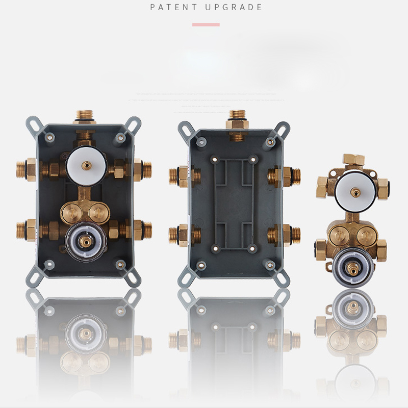 LANGYO ماتي الأسود دش ثرموستات - مراجعة Thermostatic Shower Faucet Valve 3 Way وسعره