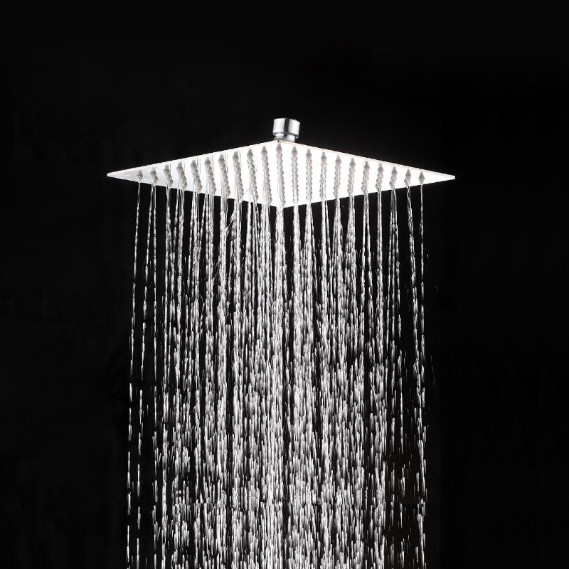 بيكولا 16 بوصة 40cmX40cm مربع  - مراجعة Rainfall Shower Head Ceiling Mount 16 Inch وسعره