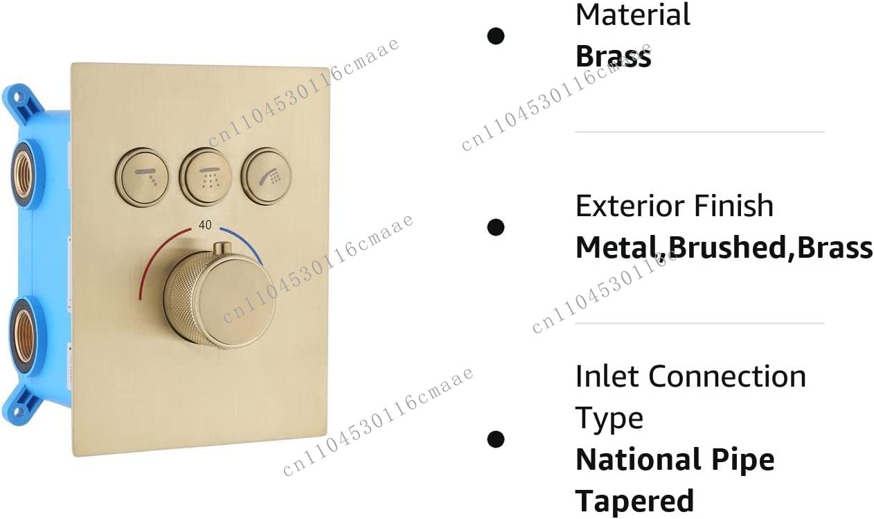 صمام تحويل دش ثلاثي الاتجاهات  - مراجعة Thermostatic Shower Faucet Valve 3 Way وسعره