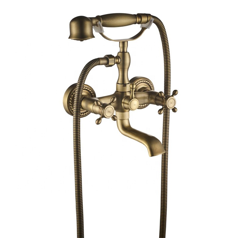 الكلاسيكية خمر نمط مقابض مزدوج - مراجعة Freestanding Bathtub Filler Faucet Floor وسعره