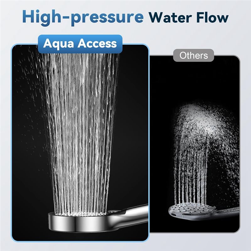 رأس دش مرشح عالي الضغط بتشطيب  - مراجعة Handheld Shower Head High Pressure Filter وسعره