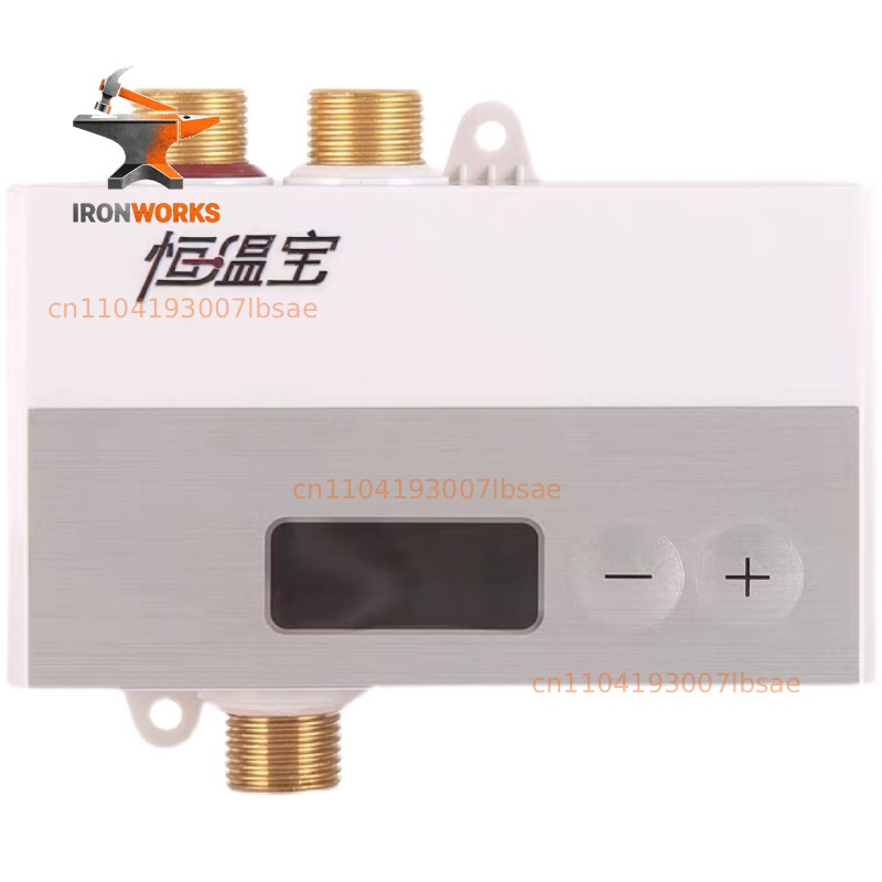 نظام دش مع سخان مياه حراري وصم - مراجعة Thermostatic Mixing Valve Digital Display وسعره