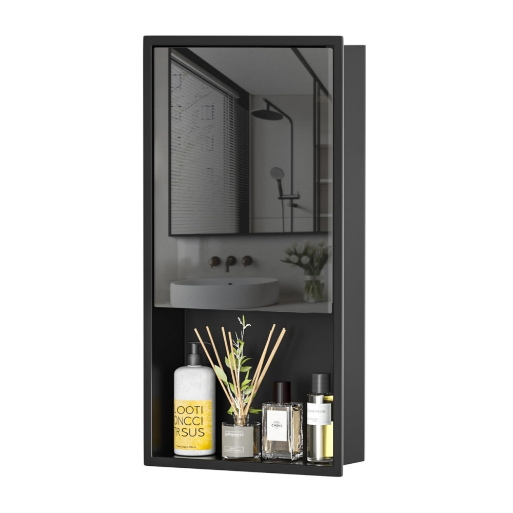 رف استحمام فاخر مدمج حديث للحم - مراجعة Shower Niche Stainless Steel Recessed وسعره