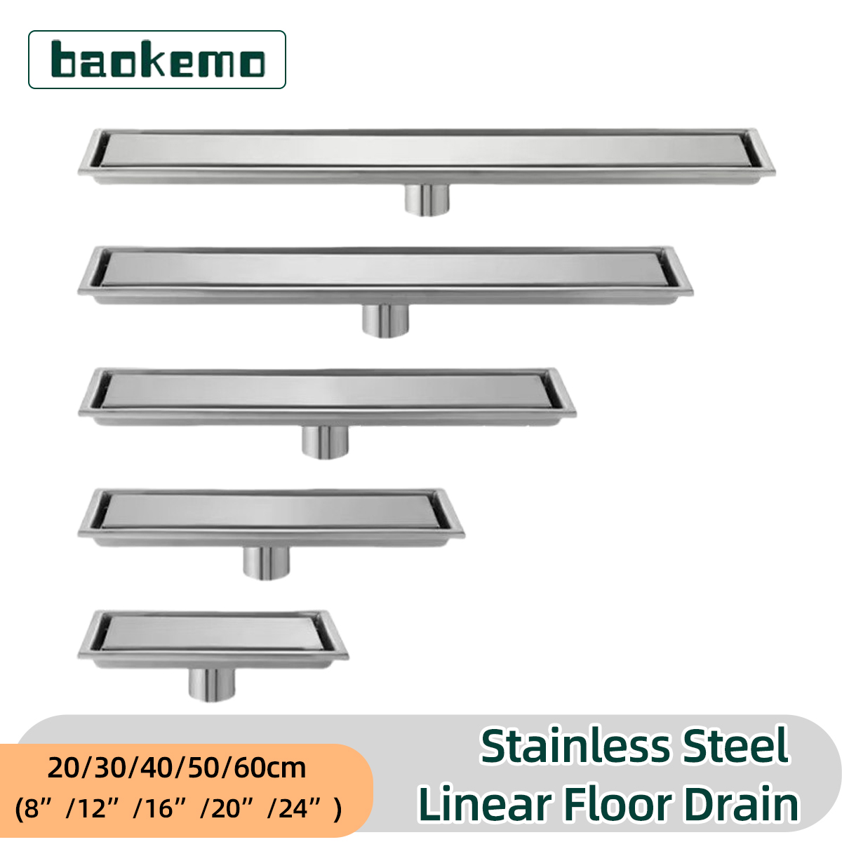 استنزاف دش خطي مع شبكة إدخال ا - مراجعة Linear Shower Drain Stainless 304 Tile In وسعره