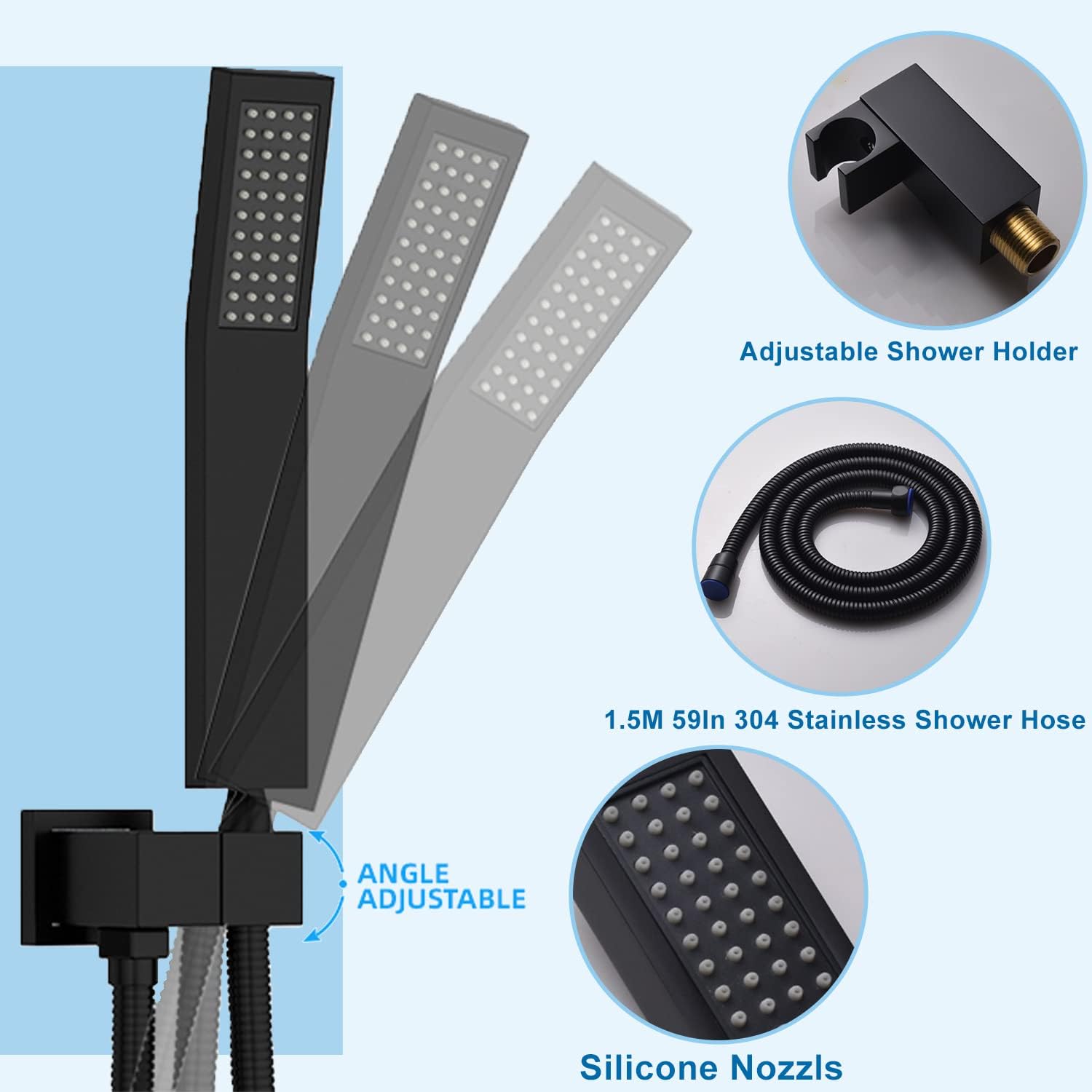 نظام دش حراري من ZAPPO باللون  - مراجعة Thermostatic Shower Faucet Valve 3 Way وسعره