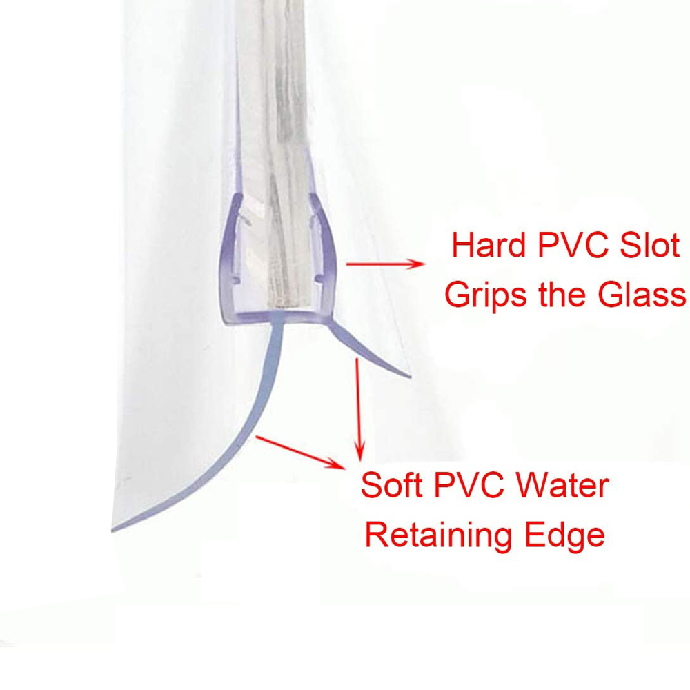 زجاج الباب دش شريط عازل الحمام - مراجعة Shower Door Bottom Seal Strip Sweep وسعره