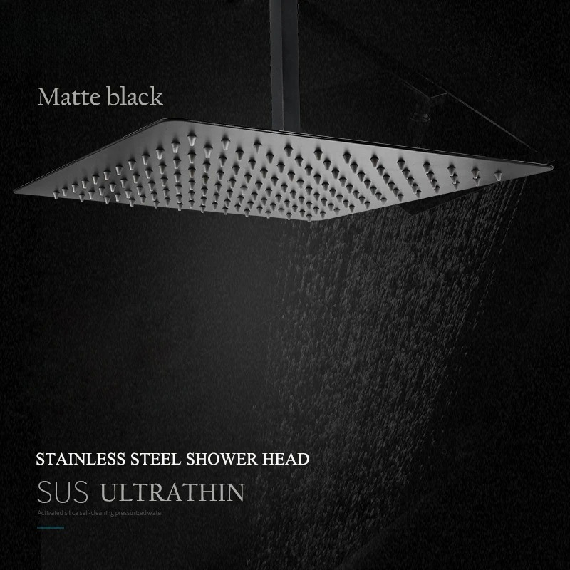 2 مم 16 بوصة اختيار جدار الحما - مراجعة Rainfall Shower Head Ceiling Mount 16 Inch وسعره
