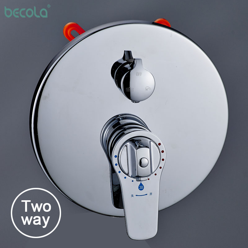 أخفى يركّب mixeryellow جدار صن - مراجعة Thermostatic Shower Faucet Valve 3 Way وسعره