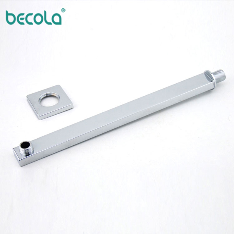 BECOLA-ذراع دش نحاسي مثبت على  - مراجعة Shower Arm Ceiling Mount Brass Chrome وسعره