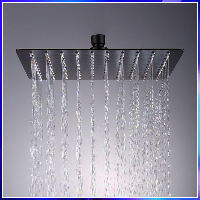 رؤوس دش رفيعة للغاية من الفولا - مراجعة Rainfall Shower Head Ceiling Mount 16 Inch وسعره