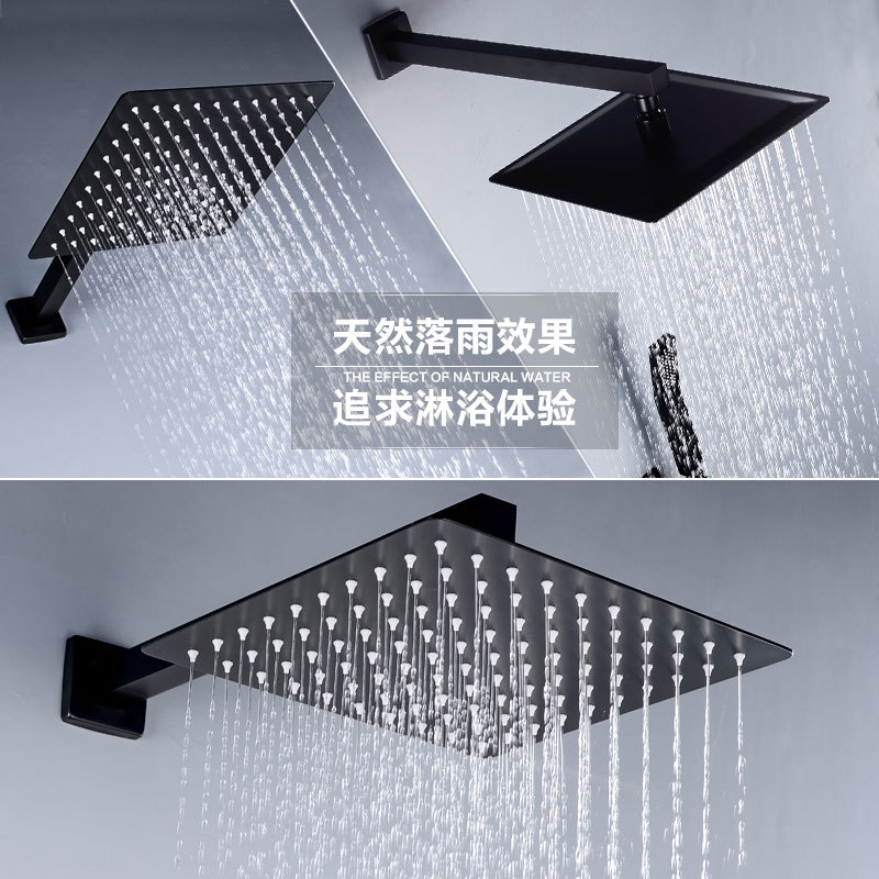رؤوس دش رفيعة للغاية من الفولا - مراجعة Rainfall Shower Head Ceiling Mount 16 Inch وسعره