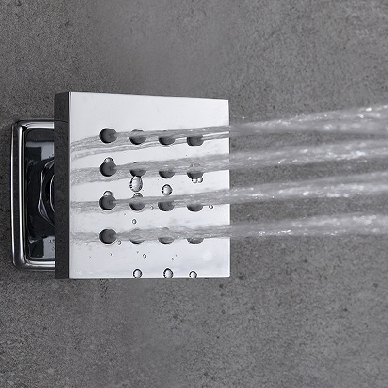 LED دش السقف كبير الأمطار الحم - مراجعة Led Rainfall Shower Head Waterfall وسعره