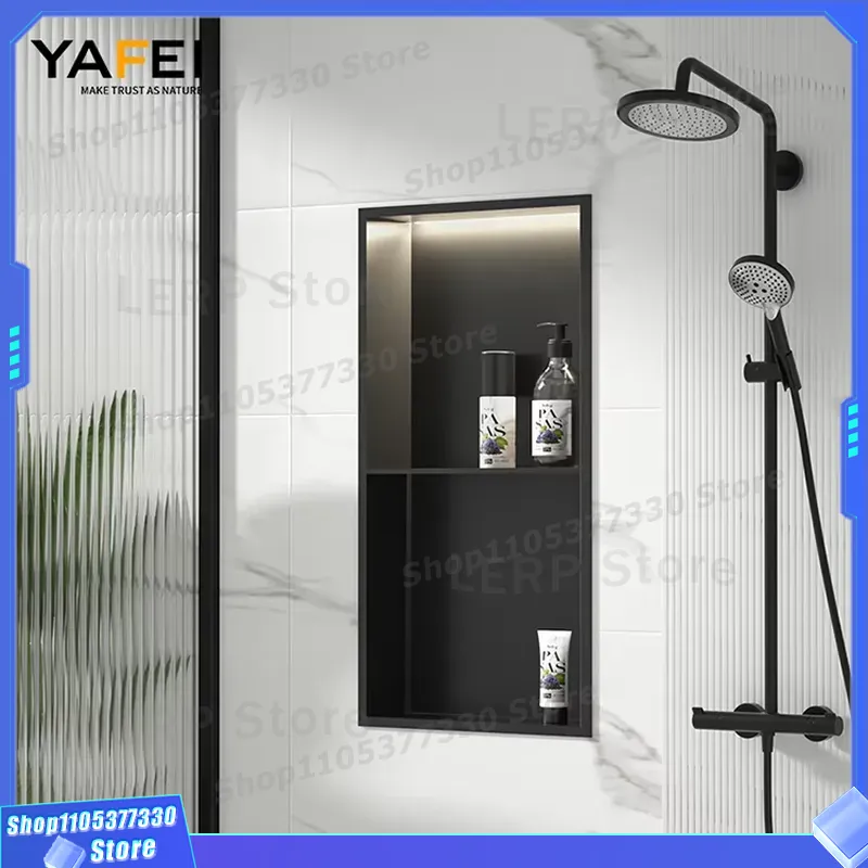 رف حمام مدمج من الفولاذ المقاو - مراجعة Shower Niche Stainless Steel Recessed وسعره