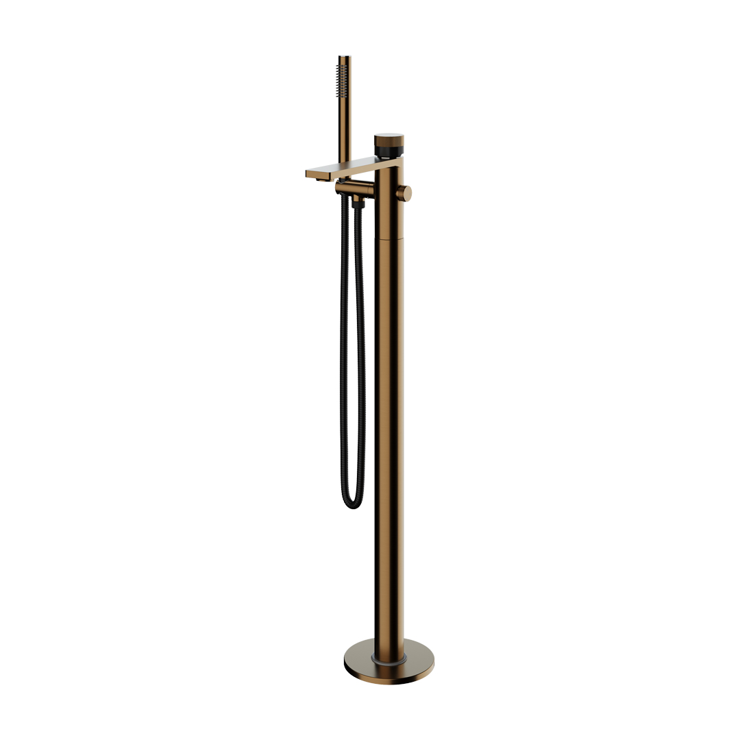 صنبور حوض استحمام أرضي حديث عا - مراجعة Freestanding Bathtub Filler Faucet Floor وسعره